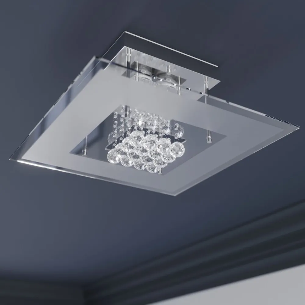 Loftlamper ^ Lindby Iøjnefaldende LED-loftslampe Lisandra