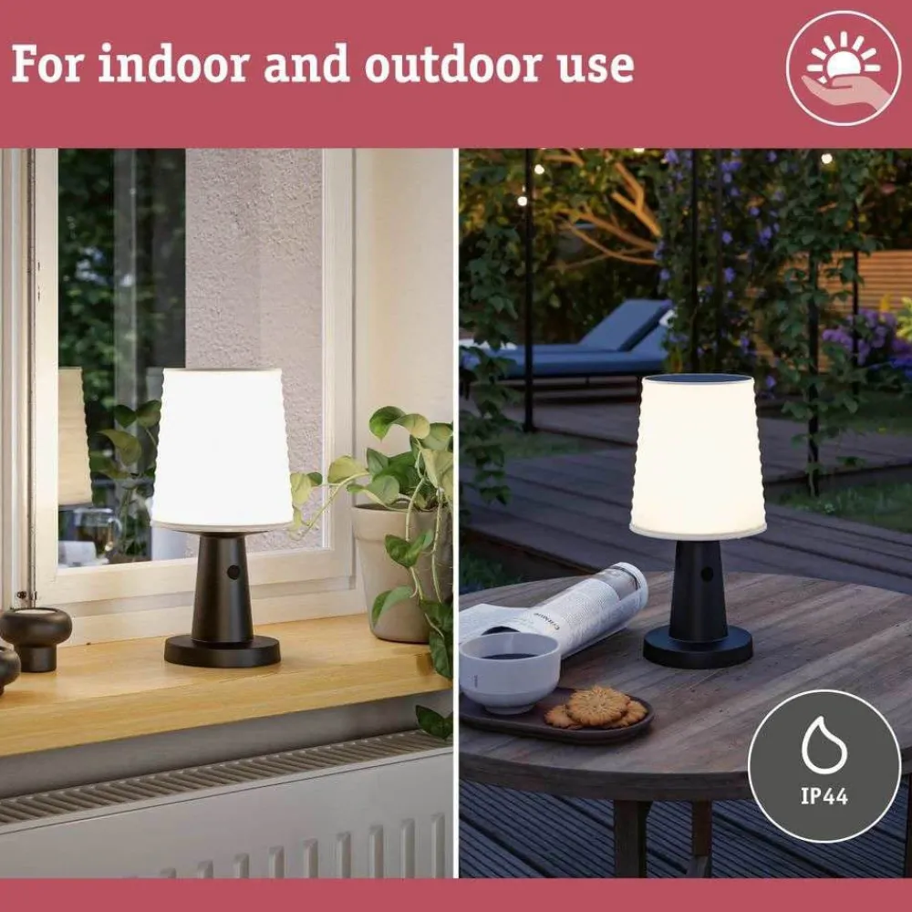Paulmann Solcellelamper > Ilanga Solcelle Lampe Anthracite -