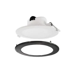 Deko-Light Indbygningsspots > Indbygget loftlampe med LED Acrux, Ø 17 cm, sort, CCT