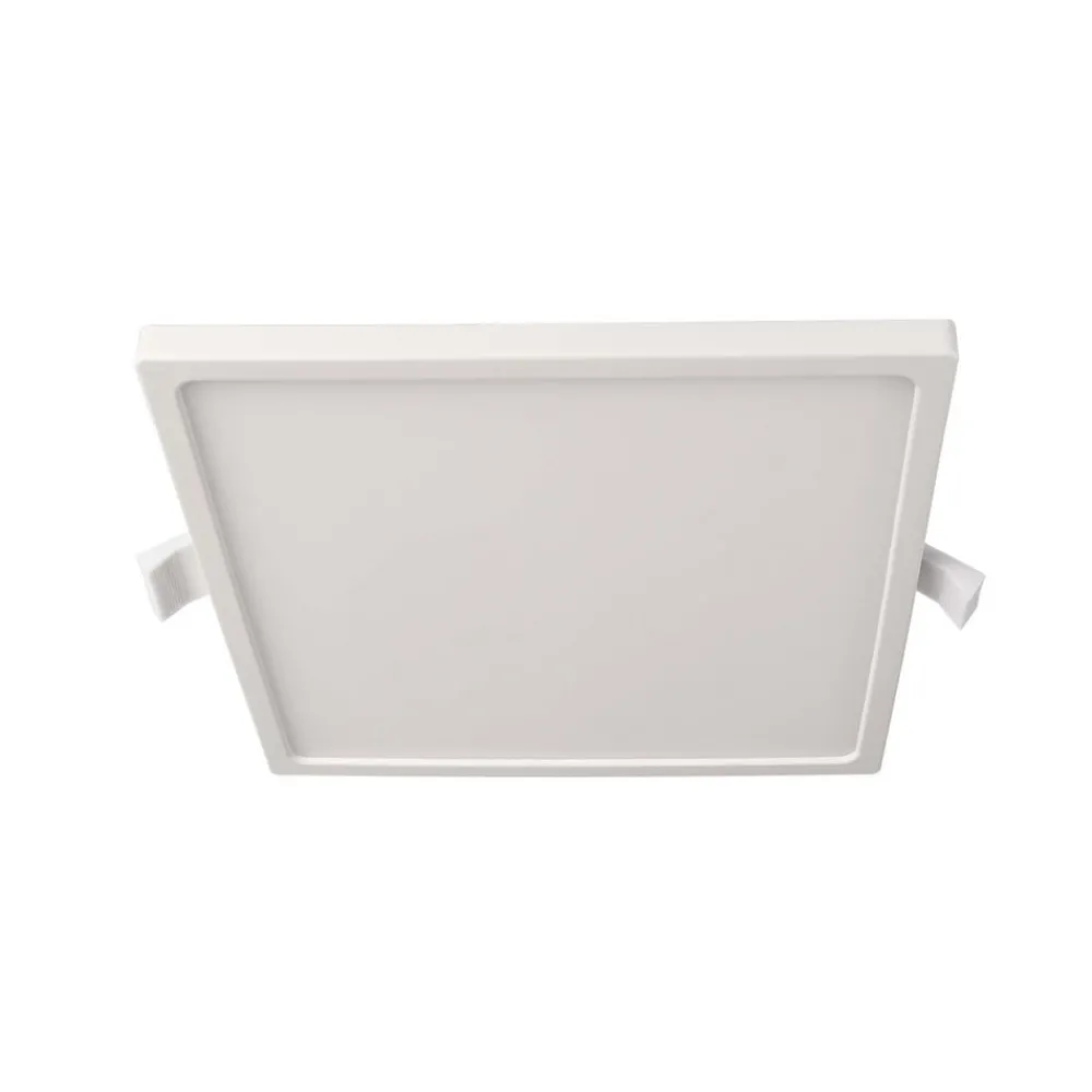 Indbygningsspots ^ Deko-Light Indbygget loftlampe med LED Alya hvid 18x18cm 2.700 K