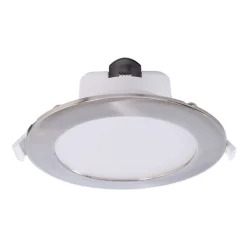 Deko-Light Loftlamper|Indbygningsspots > Indbygget loftlampe med LED Acrux, Ø 15 cm, sølvfarvet mat, CCT