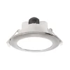 Indbygningsspots ^ Deko-Light Indbygget loftlampe med LED Acrux, Ø 11 cm, sølvfarvet mat, CCT