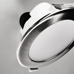 Deko-Light Indbygningsspots > Indbygget loftlampe med LED Acrux, Ø 17 cm, sølvfarvet mat, CCT