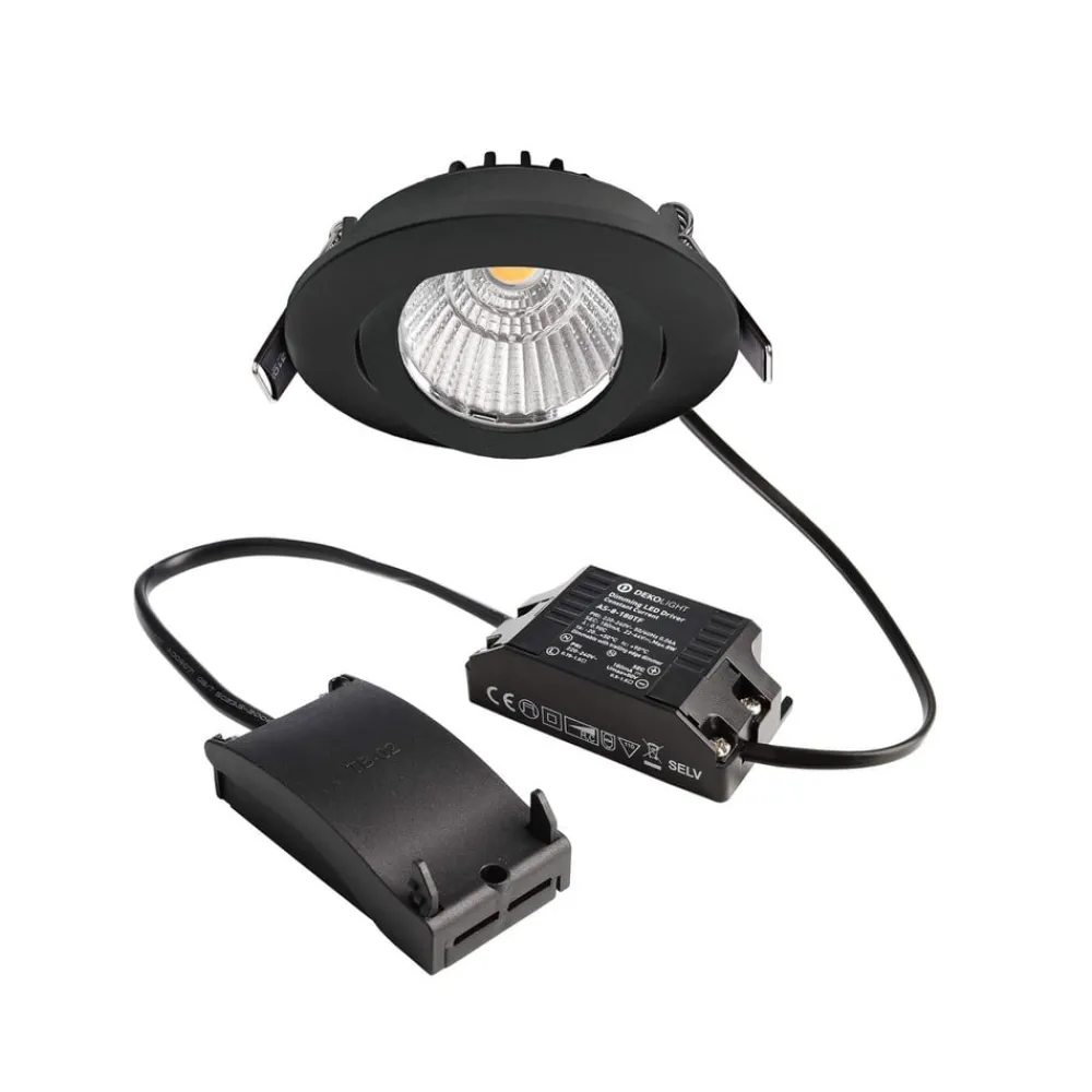 Deko-Light Indbygningsspots > Indbygget spotlight med LED Dione 4.000 K sort