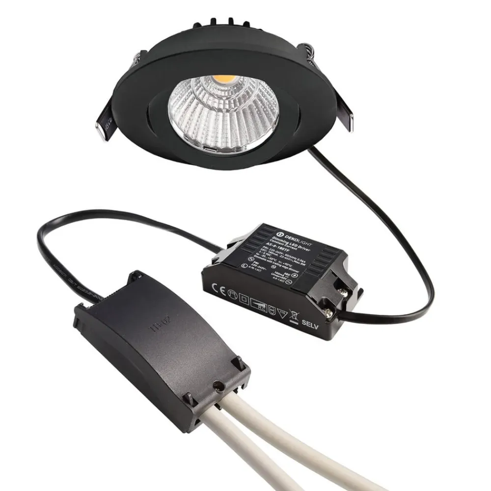 Deko-Light Indbygningsspots > Indbygget spotlight med LED Dione 4.000 K sort