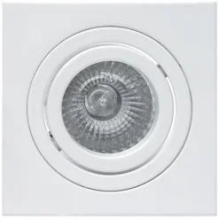 Mantra Iluminación Indbygningsspots|Spotlights > Indbygningslampe Básico, kantet, mat hvid