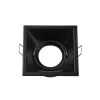 Indbygningsspots ^ Searchlight Indbygningslampe Slim Trim Square, sort, 9 x 9 cm, aluminium, GU10