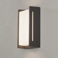 Væglamper ^ Trio Lighting Indus udendørs LED-væglampe, antracit