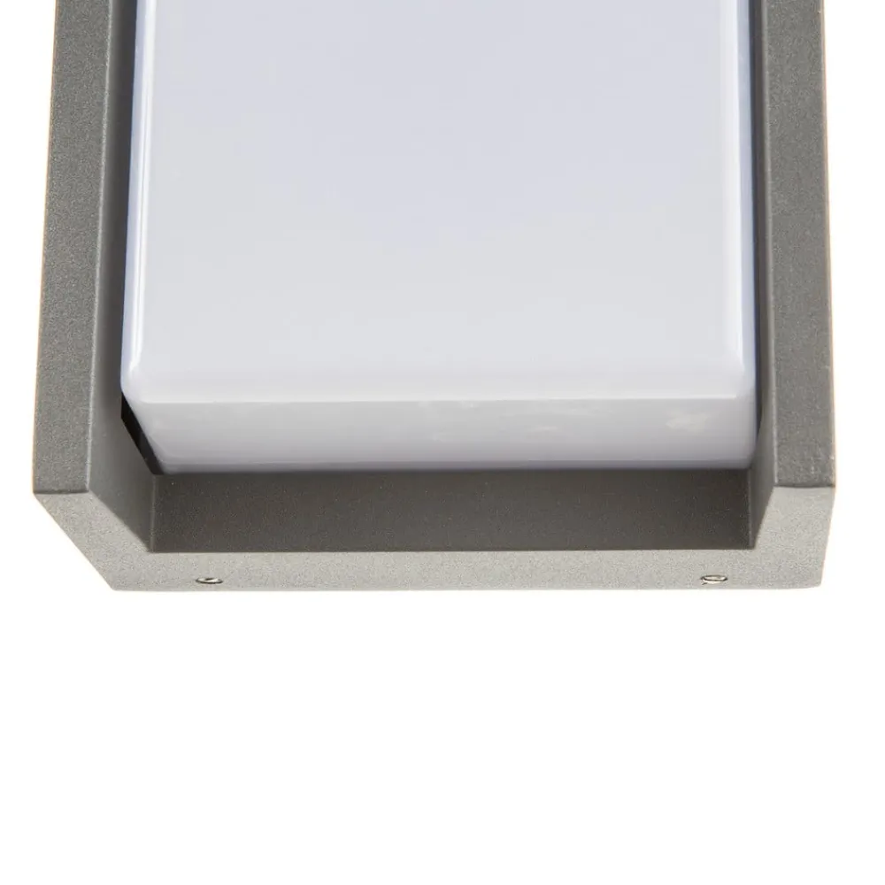 Væglamper ^ Trio Lighting Indus udendørs LED-væglampe, antracit