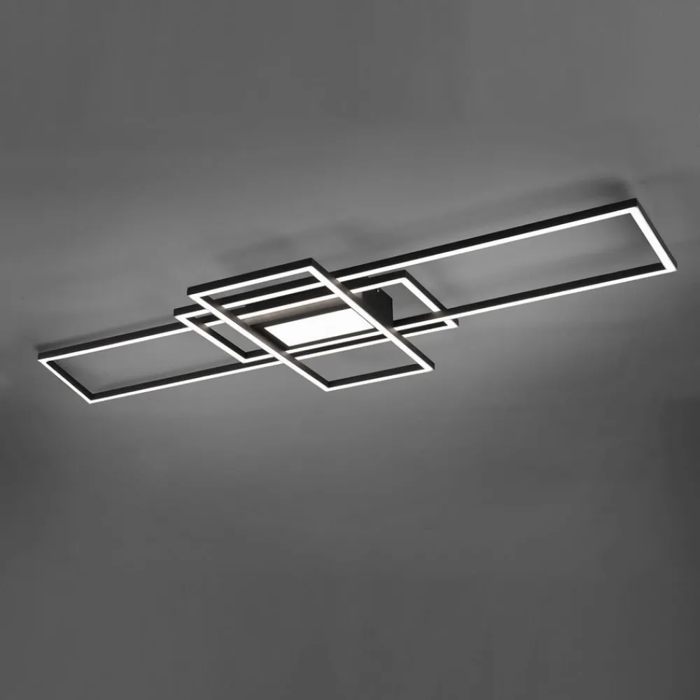 Gang|Loftlamper ^ Trio Lighting Irvine LED-loftslampe 3.000-6.500 K, antracit