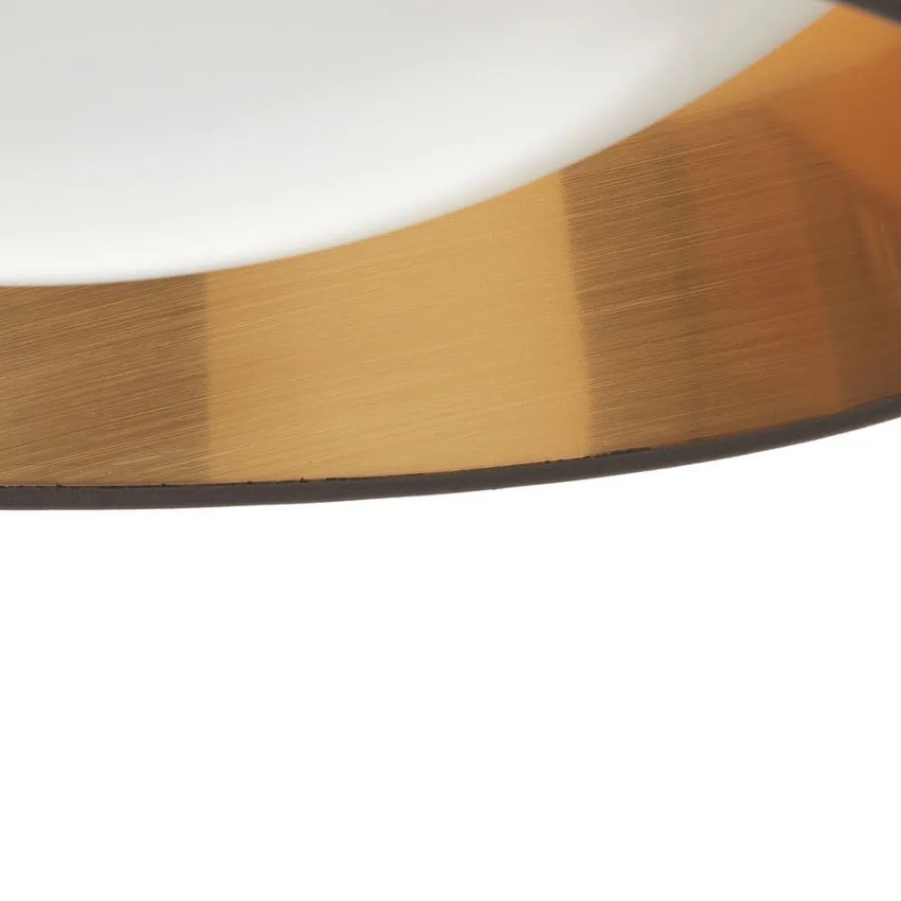 Reality Leuchten Loftlamper > I sort-guld – rund LED-loftlampe Ponts