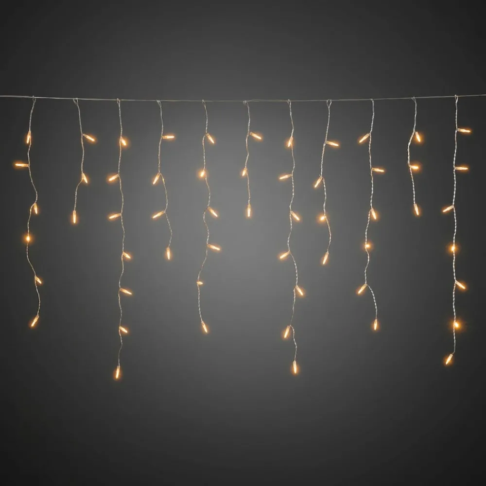 Dekorationsbelysning|Julepynt ^ Konstsmide Christmas Isregn LED-lyskæde til udendørs brug, 96 lyskilder
