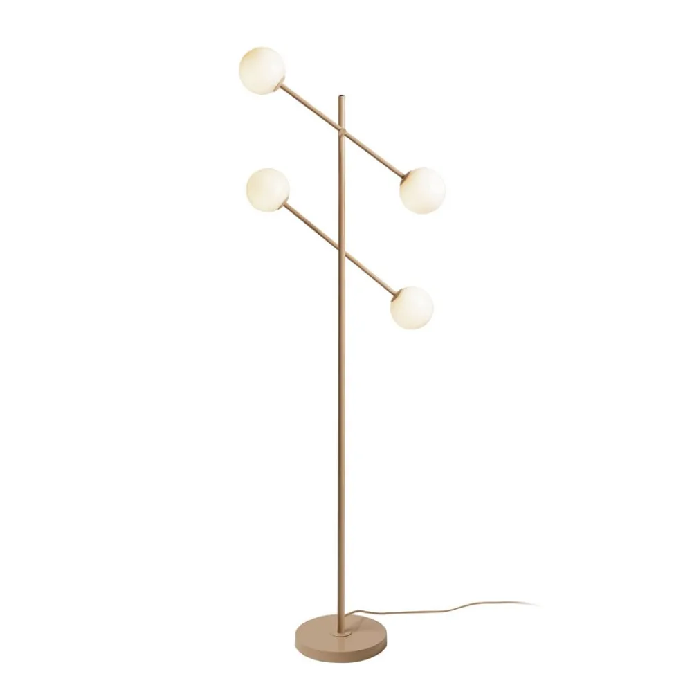 IT´S ABOUT ROMI Gulvlamper > IT'S ABOUT ROMI Gulvlampe Copenhagen, beige, glas, drejelig