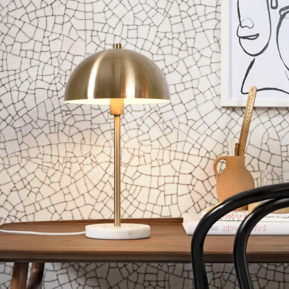IT´S ABOUT ROMI Bordlamper > IT'S ABOUT ROMI Toulouse bordlampe med marmorfod