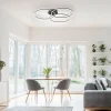 Loftlamper|Loftlamper ^ JUST LIGHT. GmbH Ivanka LED-loftlampe, 3 ringe, sort