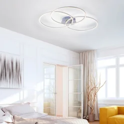 JUST LIGHT. GmbH Loftlamper > Ivanka LED-loftlampe, 3 ringe, stål
