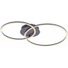JUST LIGHT. GmbH Loftlamper > Ivanka LED-loftlampe, to ringe, sort