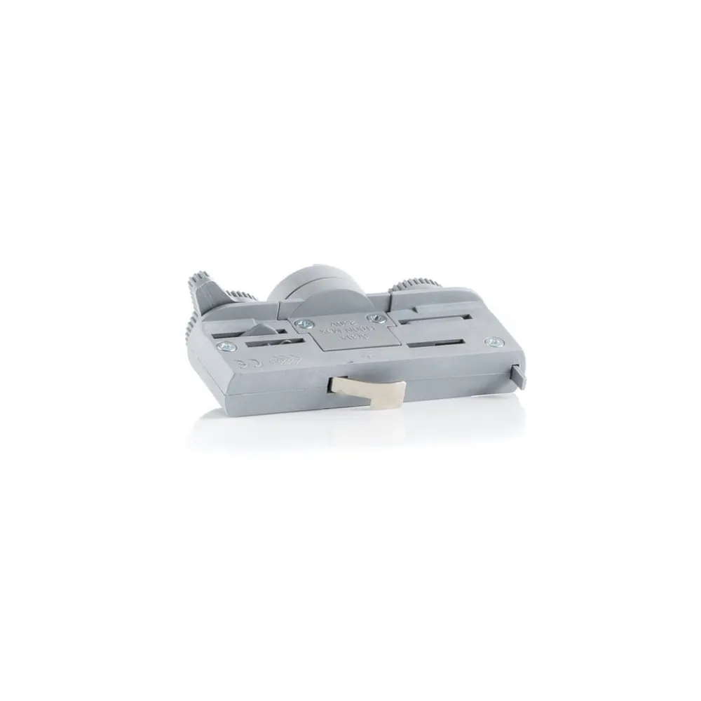 Skinnesystem ^ Ivela Adapter, 3-faset, 220-240 V, 10 kg, sølv