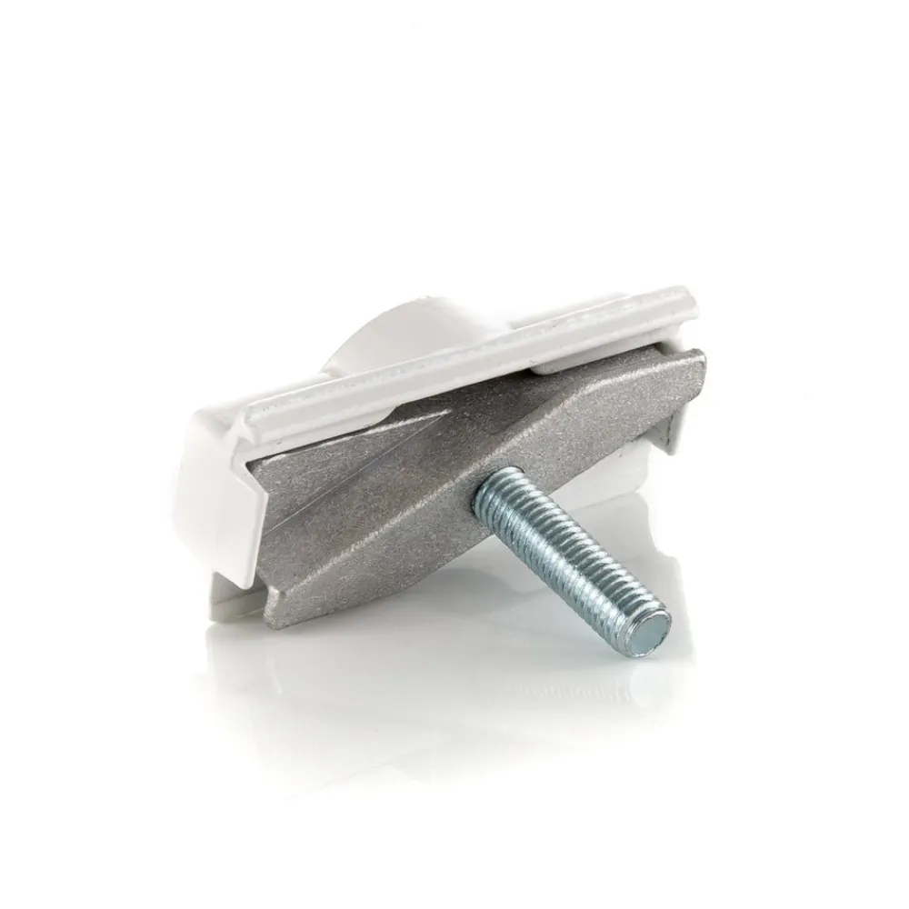 Ivela Skinnesystem > LKM adapter mekanisk, hvid, metal