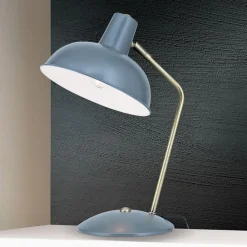 Arbejdsrum/Kontor|Bordlamper ^ ORION I vintagelook - Fedra bordlampe, grå