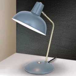 Arbejdsrum/Kontor|Bordlamper ^ ORION I vintagelook - Fedra bordlampe, grå
