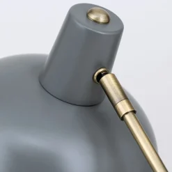 Arbejdsrum/Kontor|Bordlamper ^ ORION I vintagelook - Fedra bordlampe, grå