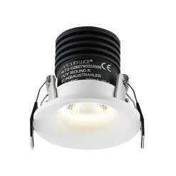 Molto Luce Indbygningsspots > Ivy Round LED-indbygningsspot 7W 3.000K 40° hvid