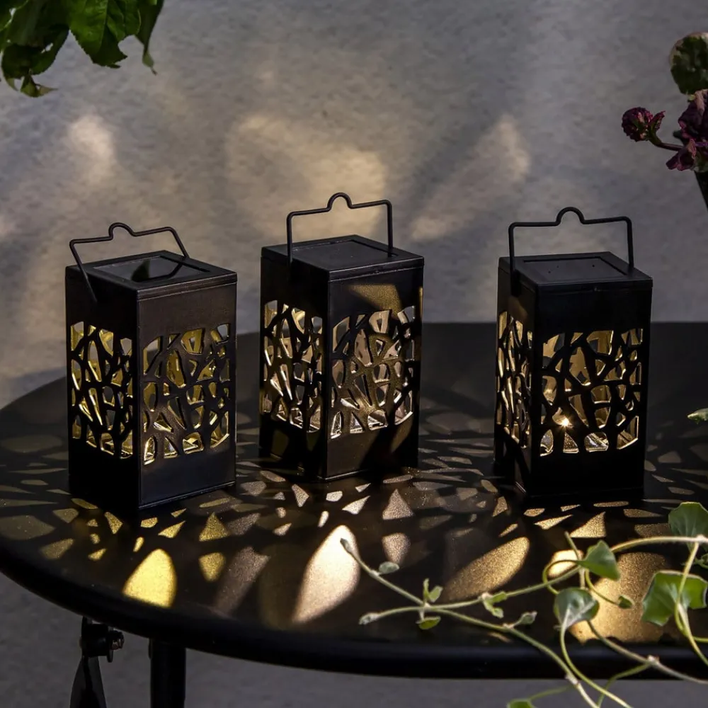 STAR TRADING Dekorationsbelysning > Izola Mini LED-solcellelampe i sæt af 3