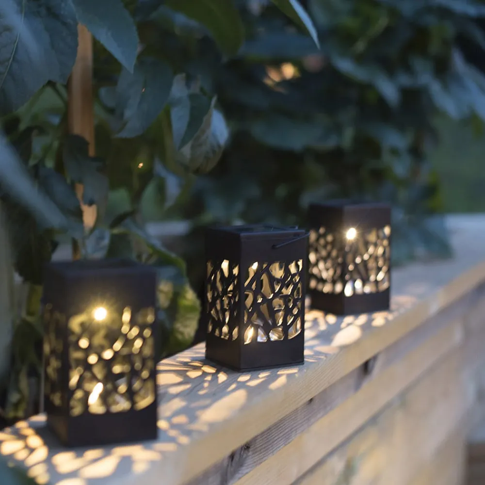 STAR TRADING Dekorationsbelysning > Izola Mini LED-solcellelampe i sæt af 3