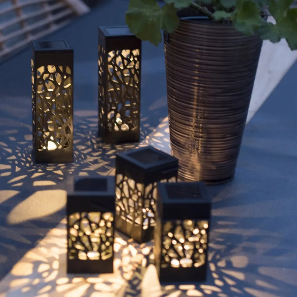 STAR TRADING Dekorationsbelysning > Izola Mini LED-solcellelampe i sæt af 3