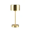 Arbejdsrum/Kontor|Bordlamper ^ Reality Leuchten Jeff LED-bordlampe, mat messing, højde 30 cm, metal