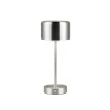 Reality Leuchten Arbejdsrum/Kontor|Bordlamper > Jeff LED-bordlampe, nikkelfarvet, højde 30 cm, metal