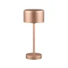 Arbejdsrum/Kontor|Bordlamper ^ Reality Leuchten Jeff LED genopladelig bordlampe, kaffe, højde 30 cm, metal