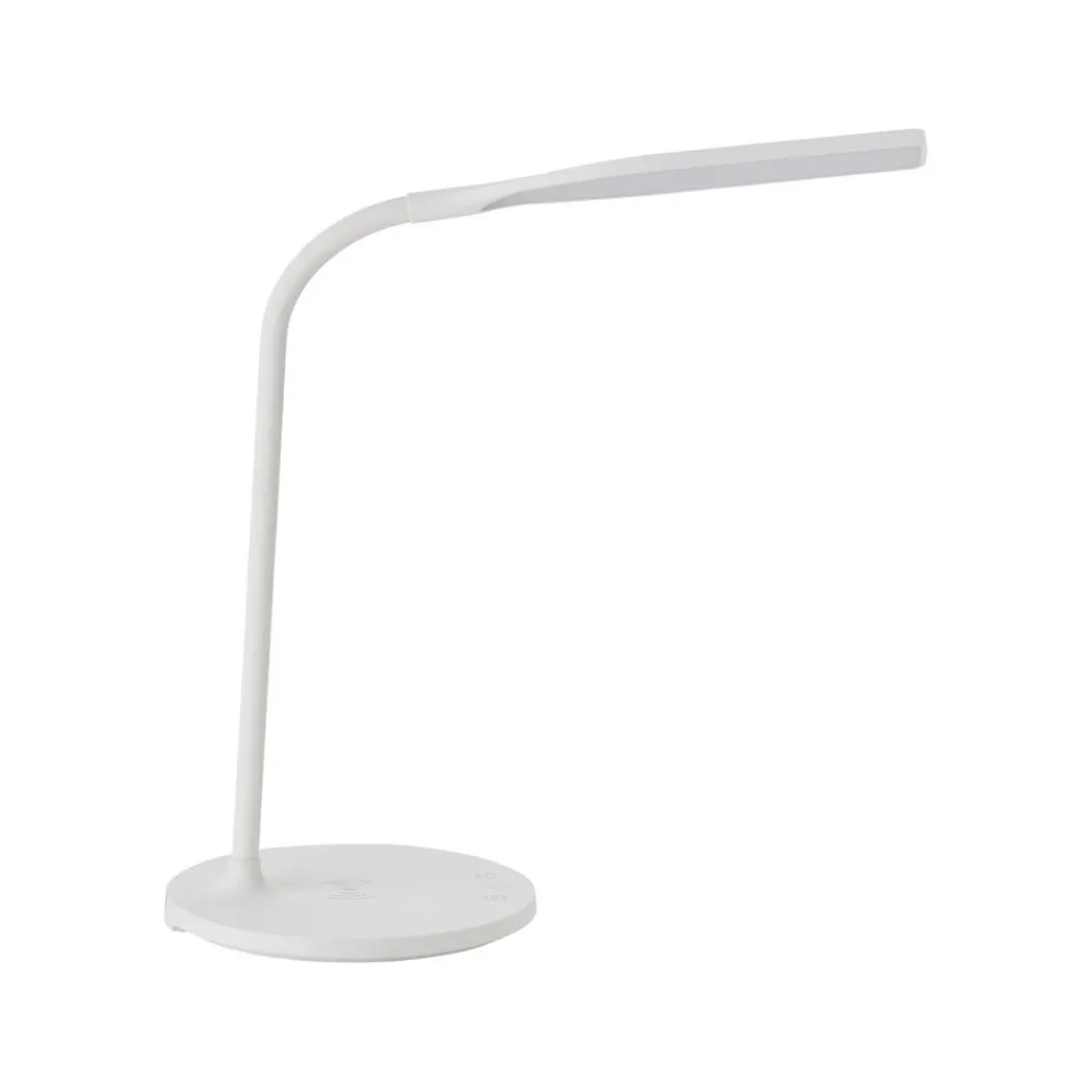 Arbejdsrum/Kontor ^ Brilliant Joni LED-bordlampe, hvid, højde 34 cm, CCT, dæmpbar