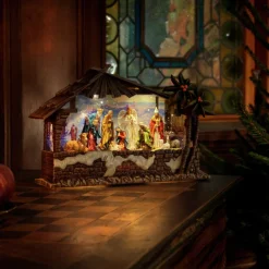Konstsmide Christmas Julepynt > Julekrybbe vandlygte LED-borddekoration