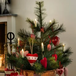 Konstsmide Christmas Dekorationsbelysning|Julepynt > Juletræslys, trådløst, ekstrasæt, 8 cm 5 lyskilder