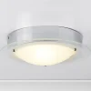 Searchlight Loftlamper > JUNA - loftlampe til badeværelses med glaskant
