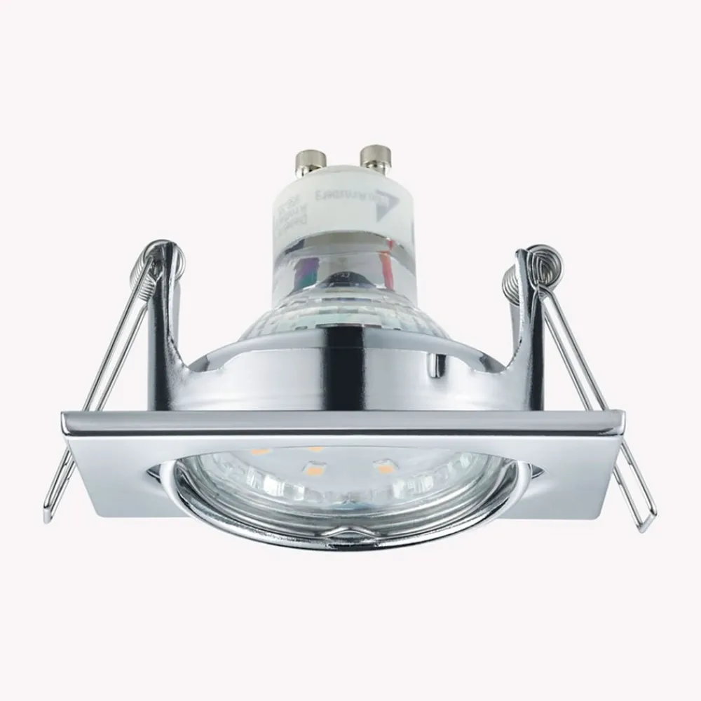 Trio Lighting Indbygningsspots > Jura downlight, drejelig, krom