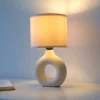 JUST LIGHT. GmbH Bordlamper > JUST LIGHT. Carara bordlampe, keramisk fod, beige
