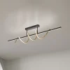 JUST LIGHT. GmbH Loftlamper|Loftlamper > JUST LIGHT. Emanda loftlampe, jern, sort-messing