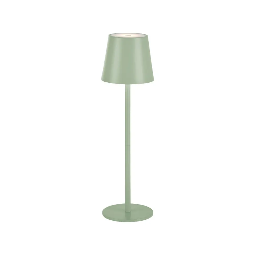 JUST LIGHT. GmbH Dekorationsbelysning|Terrassebelysning > JUST LIGHT. Euria LED-bordlampe, grøn, jern, IP54