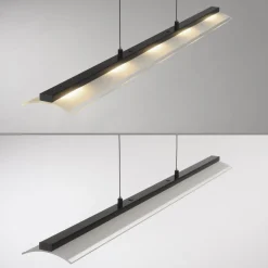 JUST LIGHT. GmbH Arbejdsrum/Kontor|Pendellamper > JUST LIGHT. Hængelampe Nele, sort, jern, glas