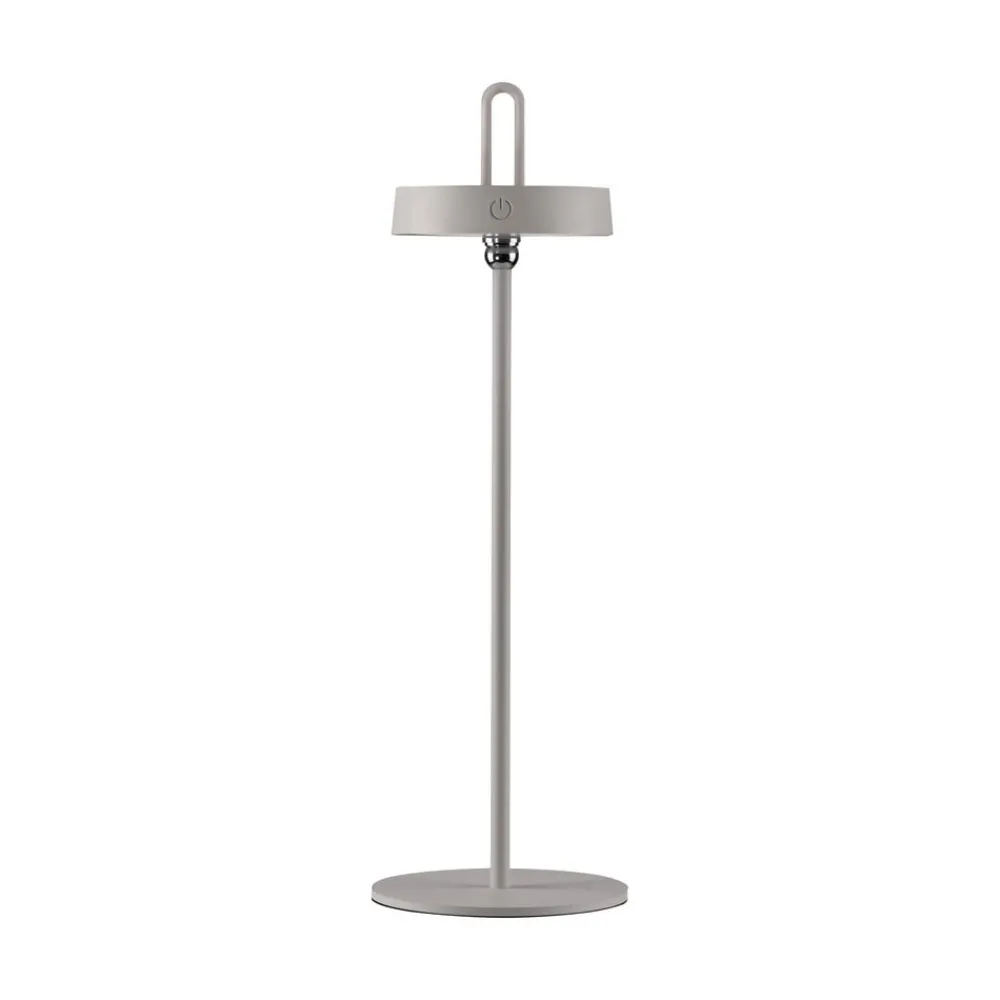 JUST LIGHT. GmbH Dekorationsbelysning|Terrassebelysning > JUST LIGHT. LED-bordlampe Amag grå-beige jern IP44