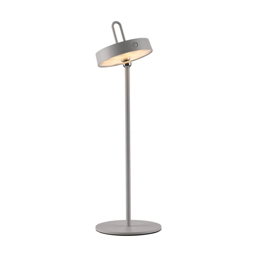 JUST LIGHT. GmbH Dekorationsbelysning|Terrassebelysning > JUST LIGHT. LED-bordlampe Amag grå-beige jern IP44