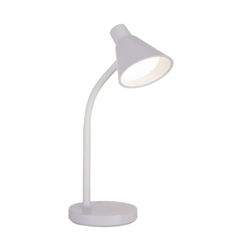 JUST LIGHT. GmbH Arbejdsrum/Kontor|Bordlamper > JUST LIGHT. LED-bordlampe Pixie, plast, hvid