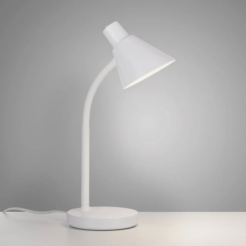 JUST LIGHT. GmbH Arbejdsrum/Kontor|Bordlamper > JUST LIGHT. LED-bordlampe Pixie, plast, hvid