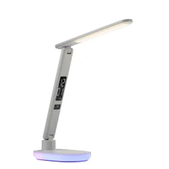 JUST LIGHT. GmbH Arbejdsrum/Kontor > JUST LIGHT. LED-bordlampe Tina, ABS, CCT, RGB, hvid