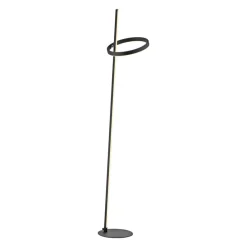 JUST LIGHT. GmbH Gulvlamper > JUST LIGHT. LED-gulvlampe Ritus sort jern Dæmper 3.000 K