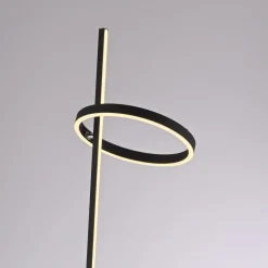 JUST LIGHT. GmbH Gulvlamper > JUST LIGHT. LED-gulvlampe Ritus sort jern Dæmper 3.000 K