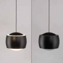 JUST LIGHT. GmbH Pendellamper > JUST LIGHT. LED-hængelampe Ballini, sort, Switchmo